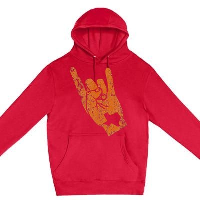 Texas State Silhouette Hook Em Hands Texan Pride Premium Pullover Hoodie