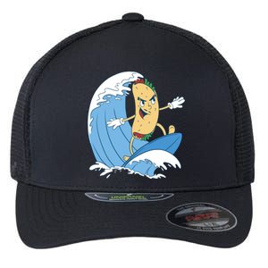 Taco Surfer Surfing Funny Flexfit Unipanel Trucker Cap