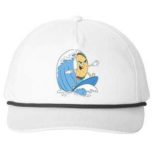 Taco Surfer Surfing Funny Snapback Five-Panel Rope Hat