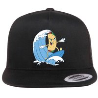 Taco Surfer Surfing Funny Flatbill Hat
