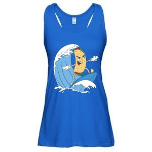 Taco Surfer Surfing Funny Ladies Essential Flowy Tank