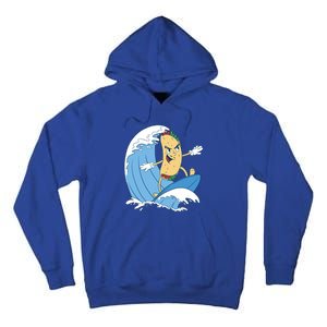 Taco Surfer Surfing Funny Tall Hoodie