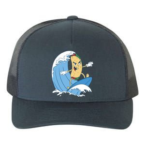 Taco Surfer Surfing Funny Yupoong Adult 5-Panel Trucker Hat