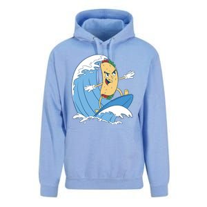 Taco Surfer Surfing Funny Unisex Surf Hoodie