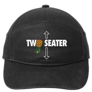 Two Seater Swinger Funny Upside Down Pineapple Swinger 7-Panel Snapback Hat