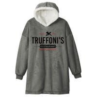 Truffonis Sloppy Steaks I Think You Should Leave Hooded Wearable Blanket