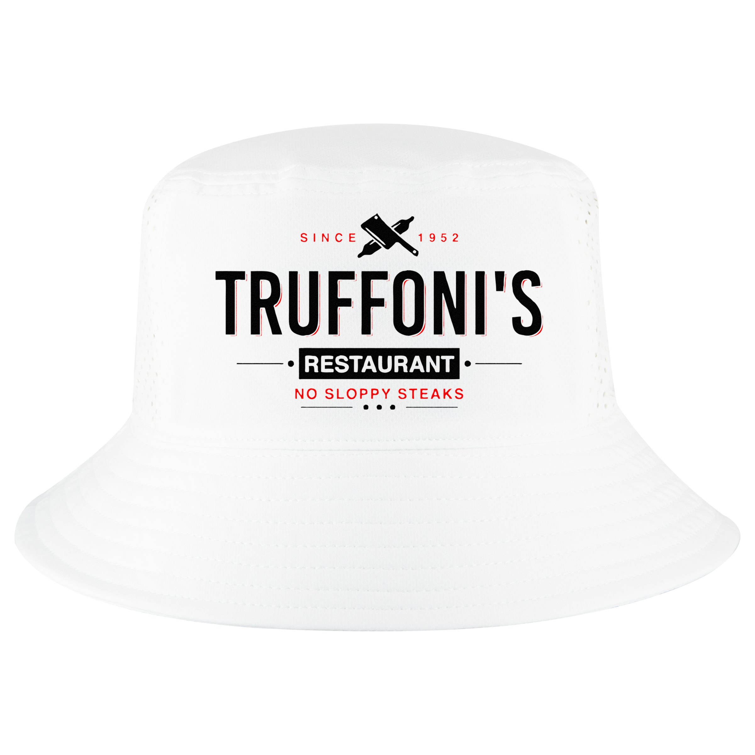 Truffonis Sloppy Steaks I Think You Should Leave Cool Comfort Performance Bucket Hat