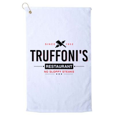 Truffonis Sloppy Steaks I Think You Should Leave Golf Towel