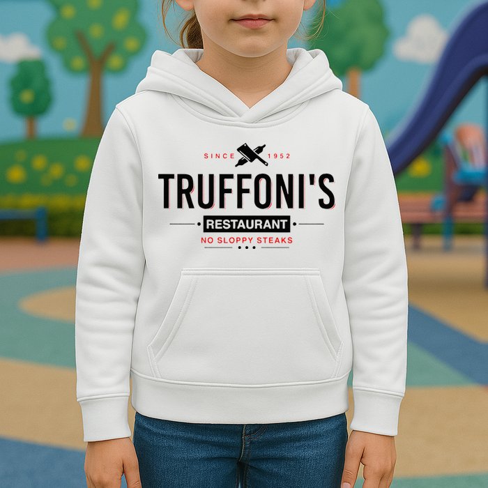 Truffonis Sloppy Steaks I Think You Should Leave Kids Hoodie