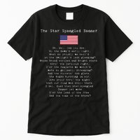 The Star Spangled Banner Patriotic Usa Tall T-Shirt