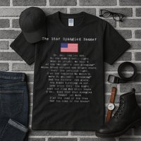 The Star Spangled Banner Patriotic Usa Tall T-Shirt