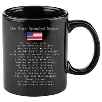The Star Spangled Banner Patriotic Usa 11oz C Handle Ceramic Mug