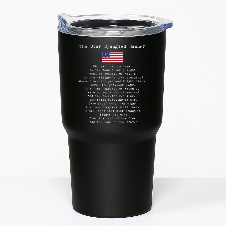 The Star Spangled Banner Patriotic Usa Tumbler
