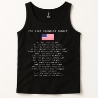The Star Spangled Banner Patriotic Usa Tank Top