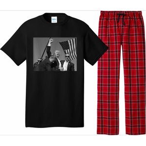 Trump Shooting Survivor Donald Trump Fist Pump Pajama Set