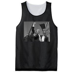 Trump Shooting Survivor Donald Trump Fist Pump Mesh Reversible Basketball Jersey Tank