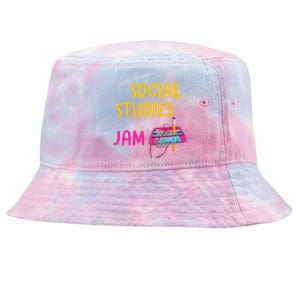 Teaching Social Studies Is My Jam Back To School Teacher Tie-Dyed Bucket Hat