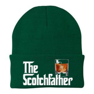 The Scotchfather Scotch Father Dad Father's Day Drinking Knit Cap Winter Beanie