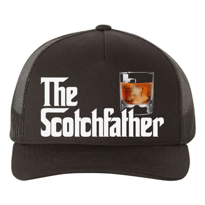 The Scotchfather Scotch Father Dad Father's Day Drinking Yupoong Adult 5-Panel Trucker Hat