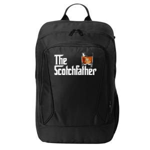 The Scotchfather Scotch Father Dad Father's Day Drinking City Backpack