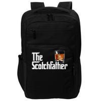 The Scotchfather Scotch Father Dad Father's Day Drinking Impact Tech Backpack