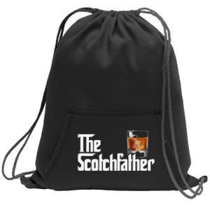 The Scotchfather Scotch Father Dad Father's Day Drinking Sweatshirt Cinch Pack Bag