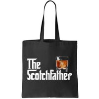 The Scotchfather Scotch Father Dad Father's Day Drinking Tote Bag