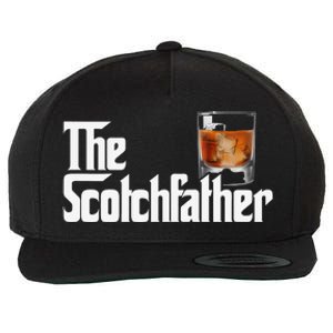 The Scotchfather Scotch Father Dad Father's Day Drinking Wool Snapback Cap