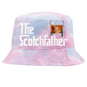 The Scotchfather Scotch Father Dad Father's Day Drinking Tie-Dyed Bucket Hat