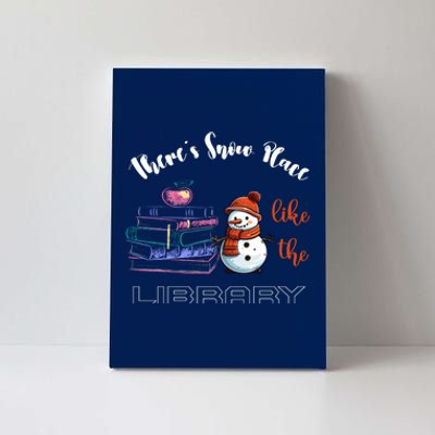 There S Snow Place Like The Library Christmas Canvas