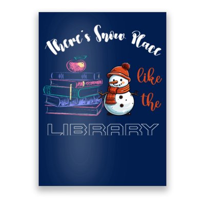 There S Snow Place Like The Library Christmas Poster