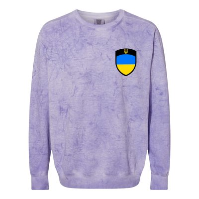 Tactical Shield Support 5 11 Ukraine Volodymyr Zelenskyy Trident Military Colorblast Crewneck Sweatshirt