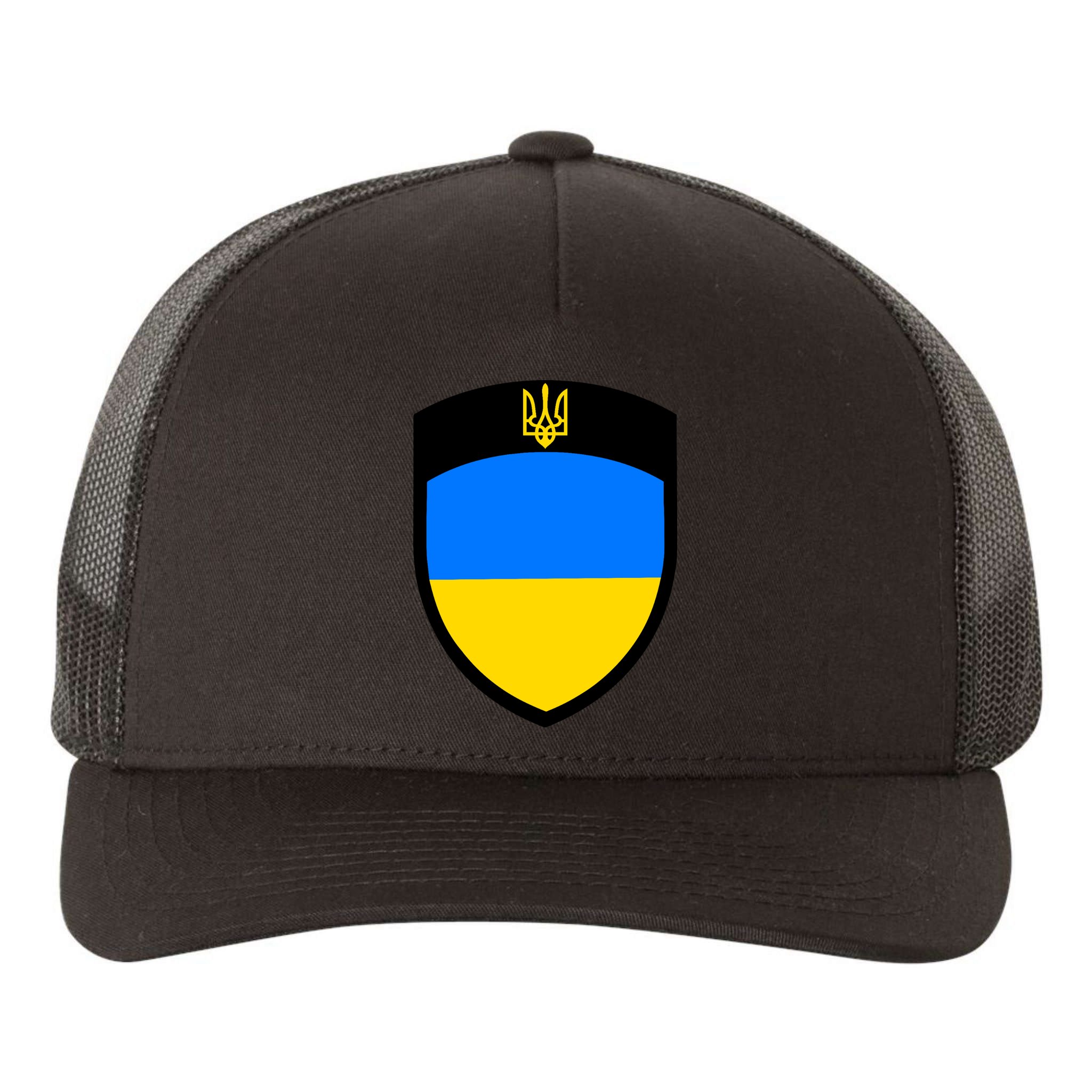 Tactical Shield Support 5 11 Ukraine Volodymyr Zelenskyy Trident Military Yupoong Adult 5-Panel Trucker Hat