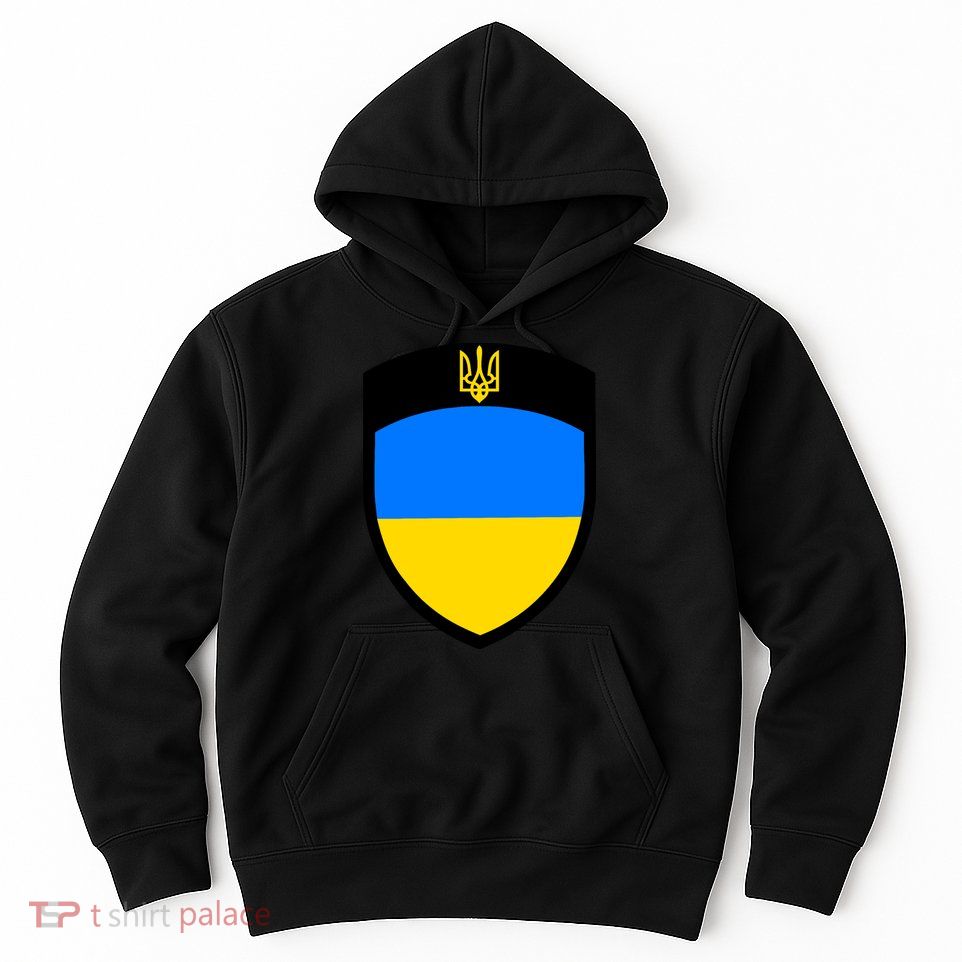 Tactical Shield Support 5 11 Ukraine Volodymyr Zelenskyy Trident Military Hoodie