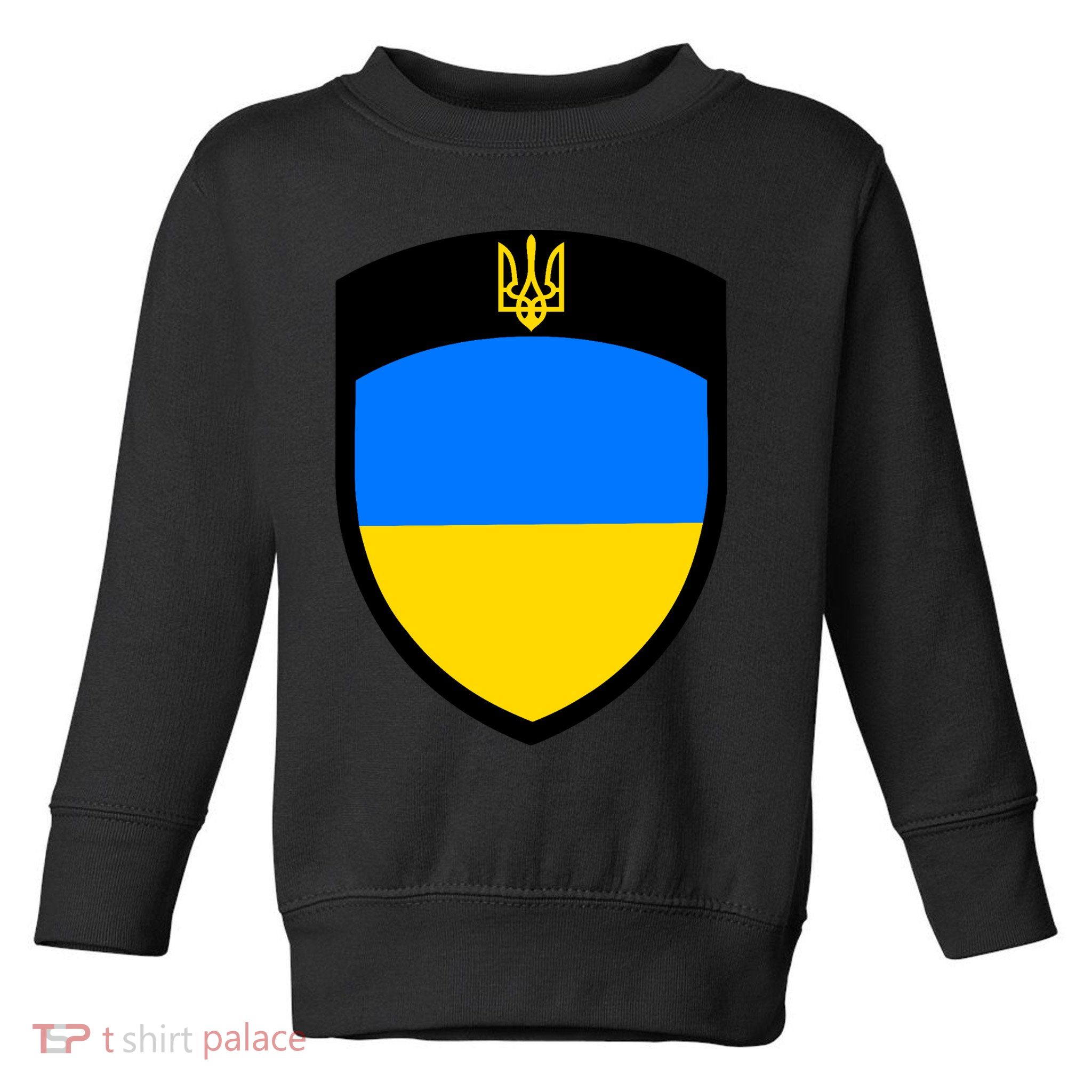 Tactical Shield Support 5 11 Ukraine Volodymyr Zelenskyy Trident Military Toddler Sweatshirt