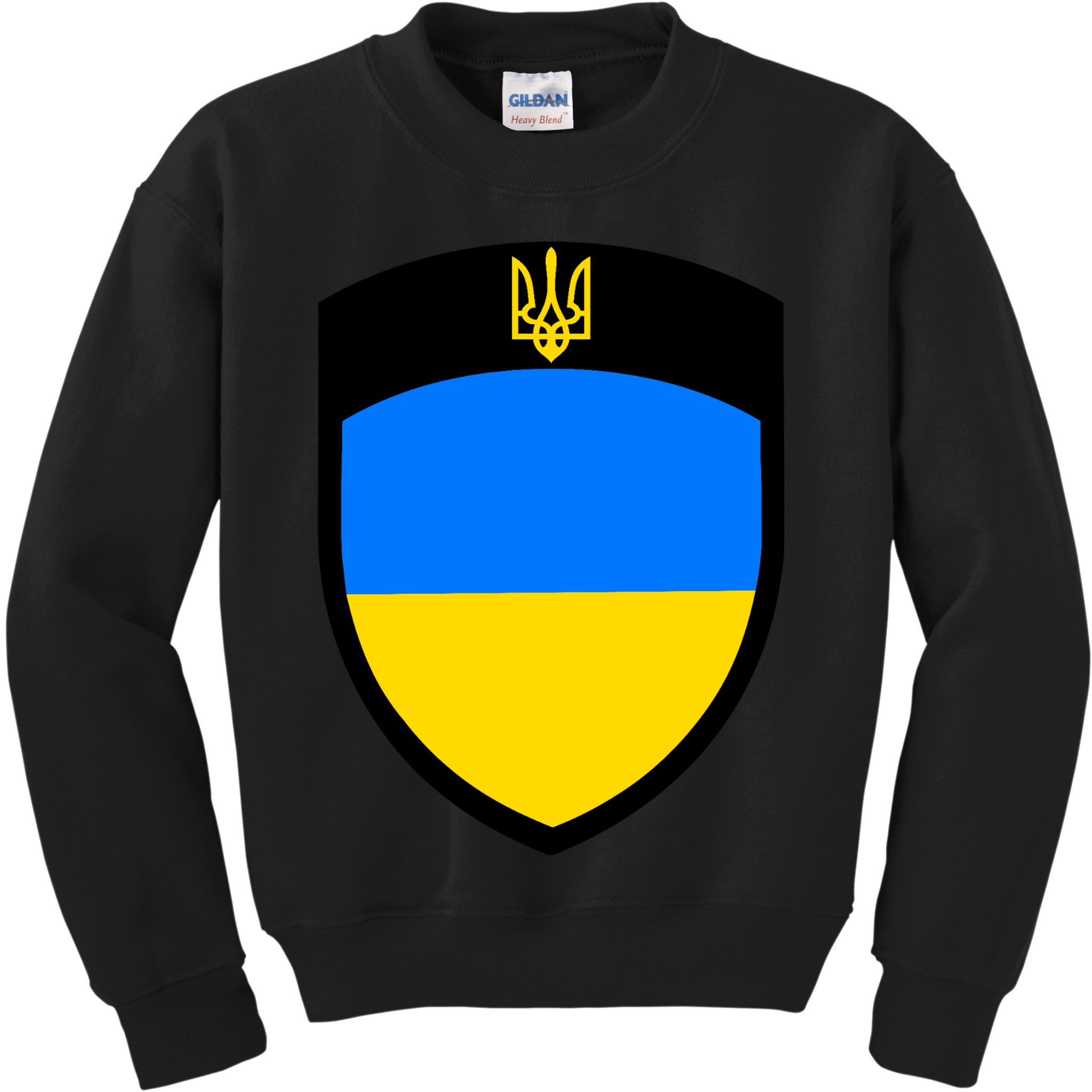 Tactical Shield Support 5 11 Ukraine Volodymyr Zelenskyy Trident Military Kids Sweatshirt