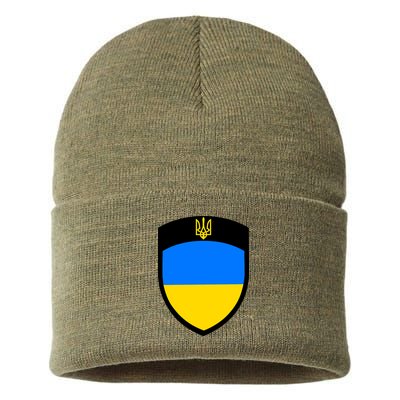 Tactical Shield Support 5 11 Ukraine Volodymyr Zelenskyy Trident Military Sustainable Knit Beanie