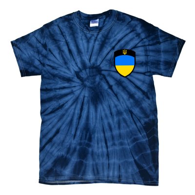 Tactical Shield Support 5 11 Ukraine Volodymyr Zelenskyy Trident Military Tie-Dye T-Shirt