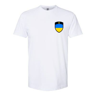 Tactical Shield Support 5 11 Ukraine Volodymyr Zelenskyy Trident Military Softstyle® CVC T-Shirt