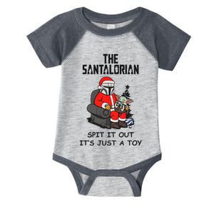 The Santalorian Spit It Out ItS Just A Toy Merry Christmas Infant Baby Jersey Bodysuit