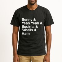 The Sandlot Stacked Name List Tall T-Shirt