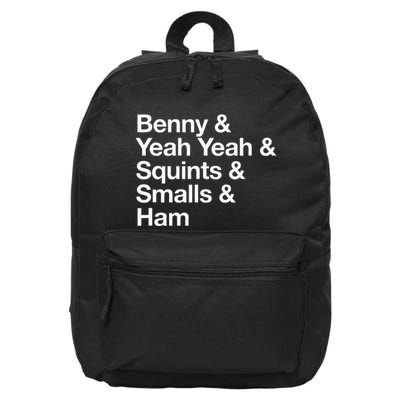 The Sandlot Stacked Name List 16 in Basic Backpack