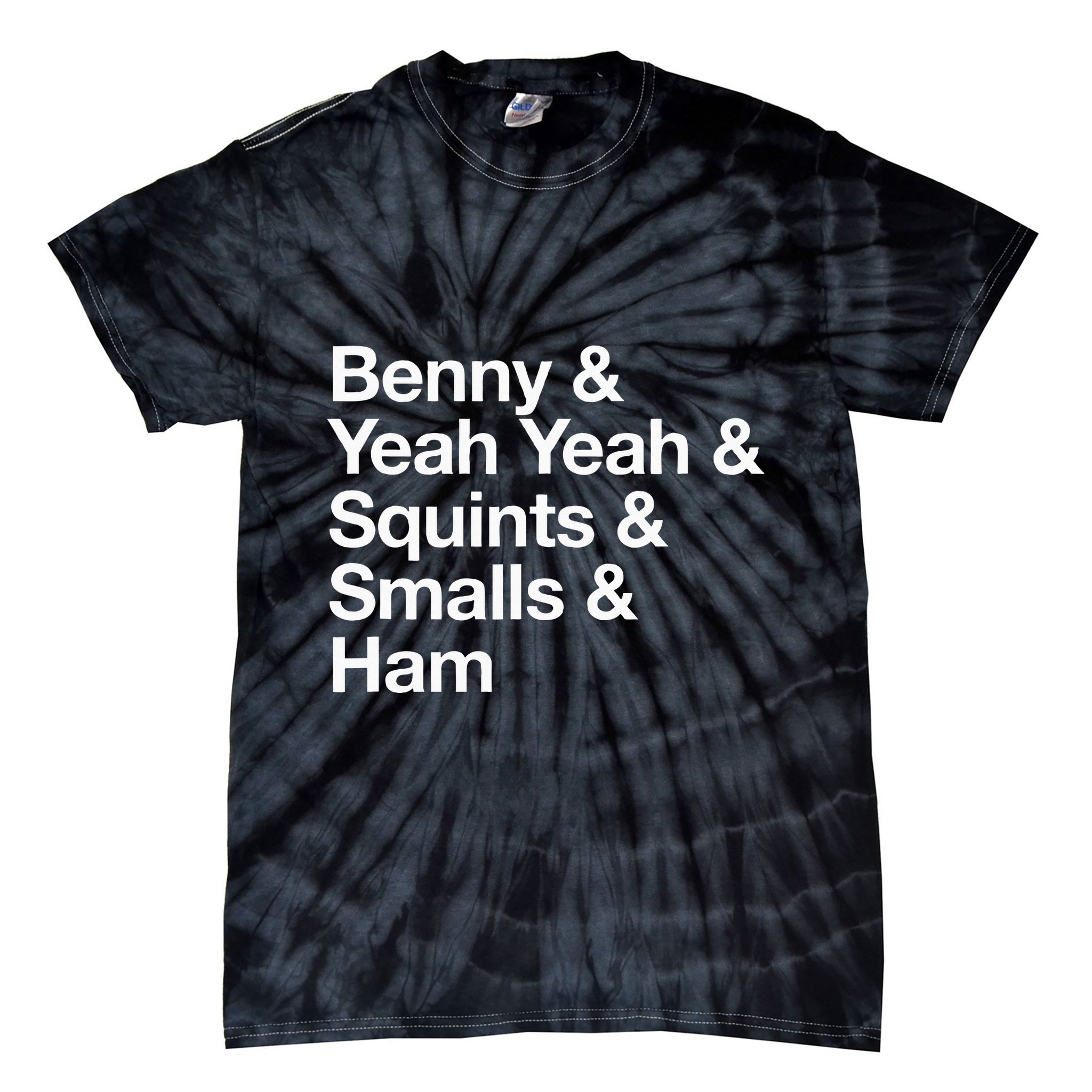 The Sandlot Stacked Name List Tie-Dye T-Shirt