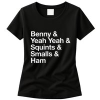 The Sandlot Stacked Name List Womens T-Shirt