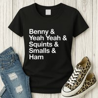 The Sandlot Stacked Name List Womens T-Shirt