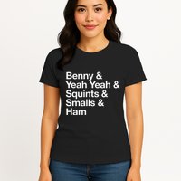 The Sandlot Stacked Name List Womens T-Shirt