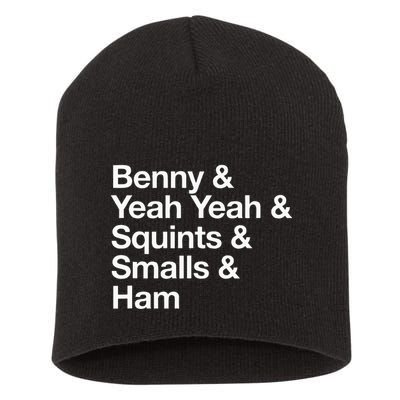 The Sandlot Stacked Name List Short Acrylic Beanie