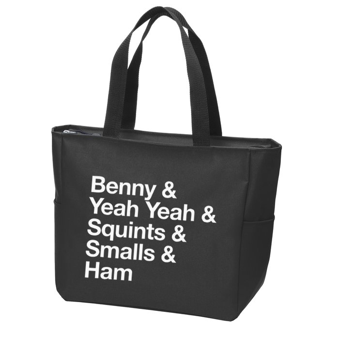The Sandlot Stacked Name List Zip Tote Bag