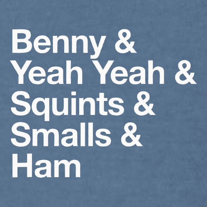 The Sandlot Stacked Name List Garment-Dyed Sweatshirt