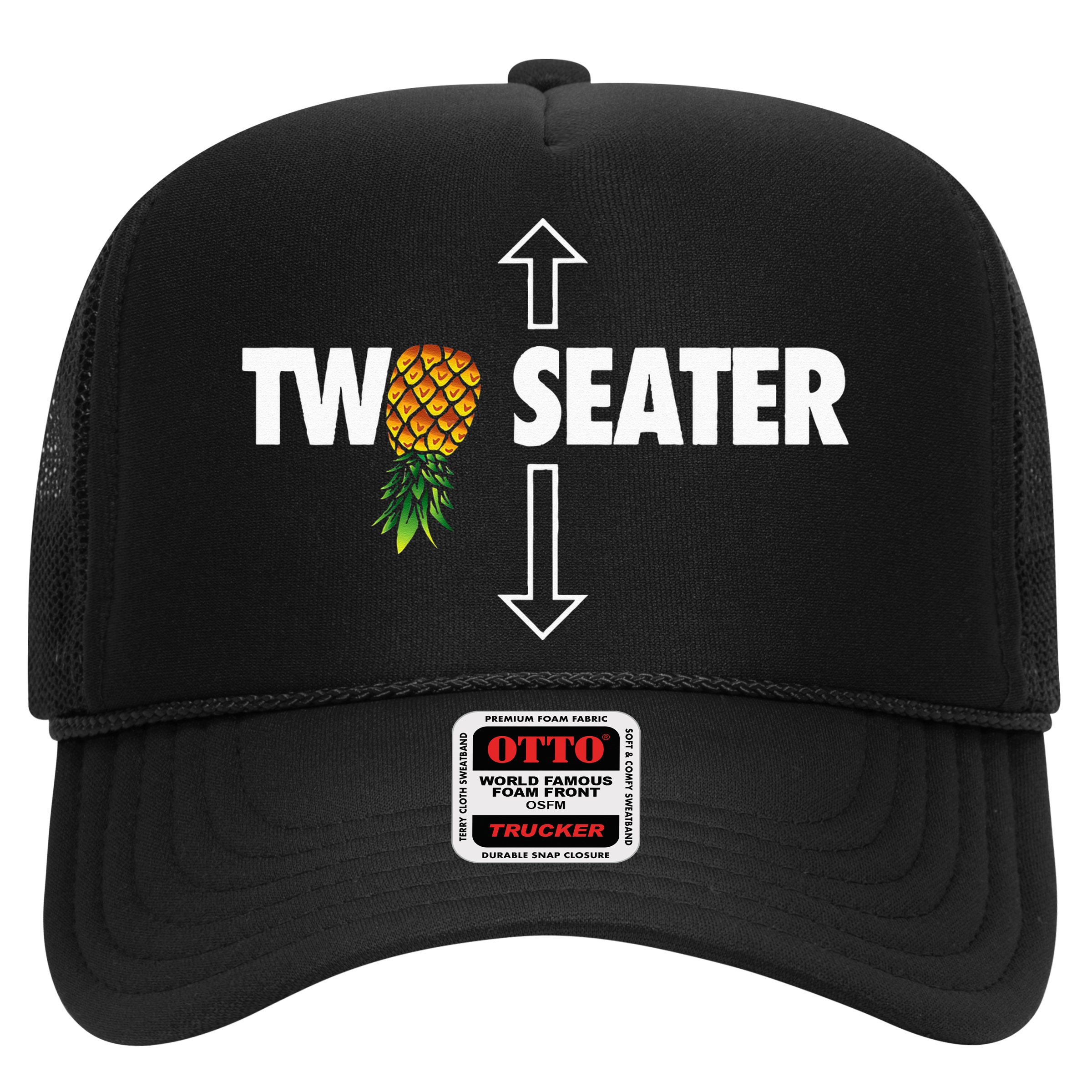 Two Seater Swinger Funny Upside Down Pineapple Swinger Hat